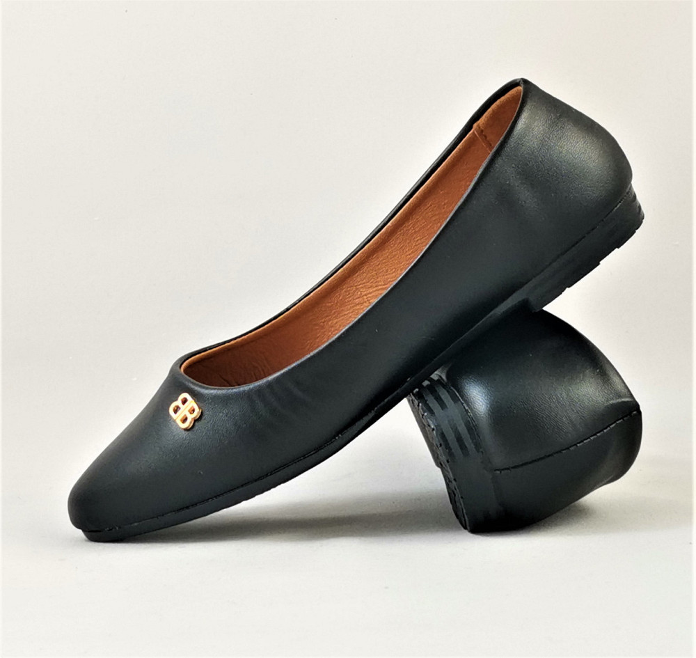 Женские Балетки Черные Мокасины Туфли (размеры: 36,37,38,39) - 01-1 Днепр - изображение 4