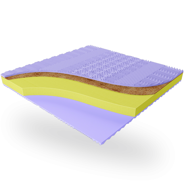 Ортопедичний матрац Tiara/Тиара безпружинний (монолістний блок) ТМ ЕММ 160х190 Харків - фото 3