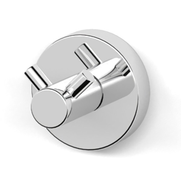 Крючок для полотенец в ванную IMPRESE SKALA двойной хром Киев - изображение 1