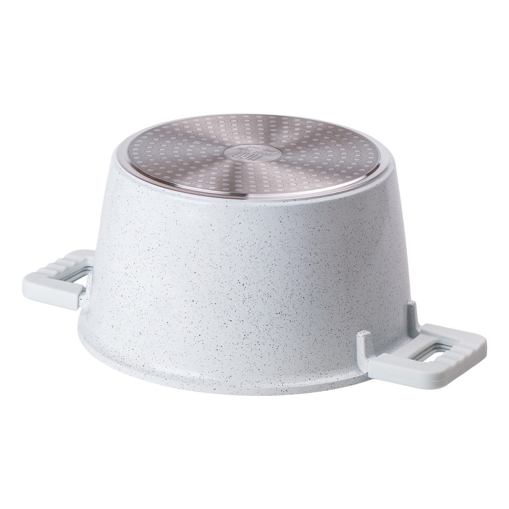 MGC Алюмінієва каструля з керамічним покриттям антипригарним Ø 24 см Біла MGC HP-4-441 Київ - фото 2