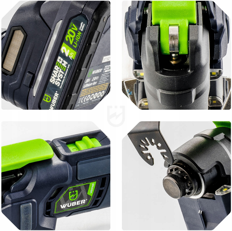 Многофункциональный инструмент (реноватор) аккумуляторный 10500-20000об/мин Wuber (Польша) Киев - изображение 7