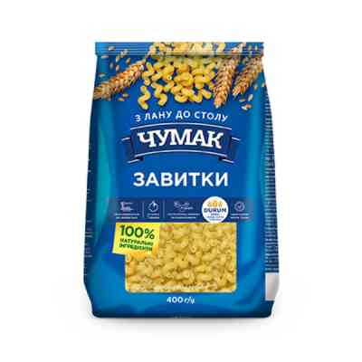Макарони Чумак Завитки 400 г (4823096000794) Вінниця