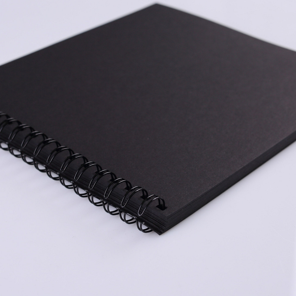 Альбом на пружині 23х25 см 50 сторінок Чорний Тернопіль - фото 3