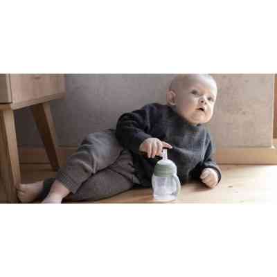 Поїльник-непроливайка Lovi з трубочкою та обтяжувачем 150 мл - зелена (35/364) Вінниця