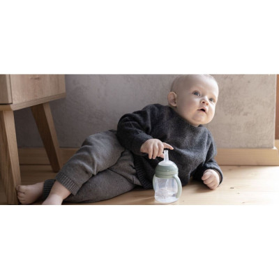 Поильник-непроливайка Lovi с трубочкой и утяжелителем 150 мл - зеленая (35/364) Винница - изображение 2