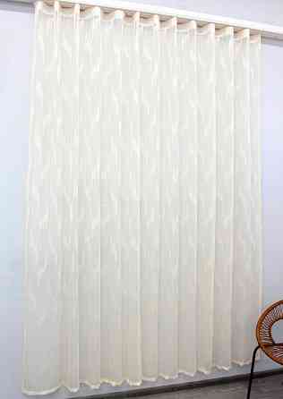 Тюль сітка нейлонова колір ванільний 1074т Київ