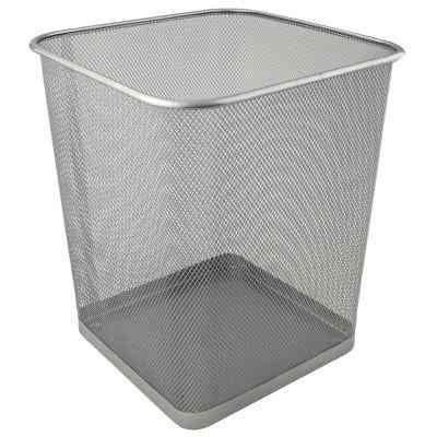 Кошик для паперів Axent металевий квадратний 270x300мм Сріблястий (2124-03-A) Вінниця