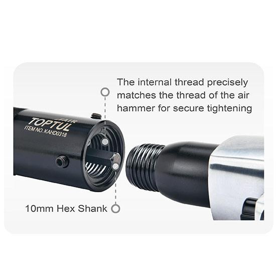 Голчаста насадка для пневмомолотка KAHA3217 TOPTUL KAHD0318 Одеса - фото 2