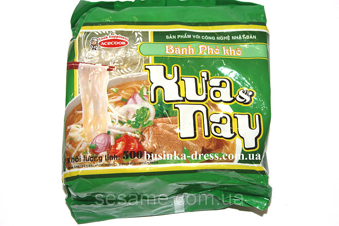 Рисовая лапша 3мм Vina Acecook Bang Pho Kho Xua&Nay 500г Харьков - изображение 1