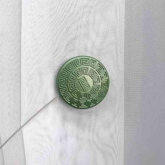 Магніти для штор і гардин Родос набір 2 шт Оливковий (81-127) Київ