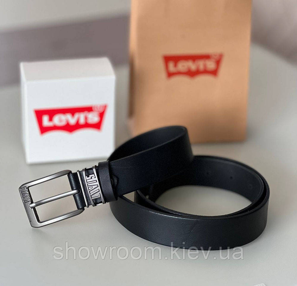 Мужской кожаный брендовый ремень (512) Киев - изображение 1