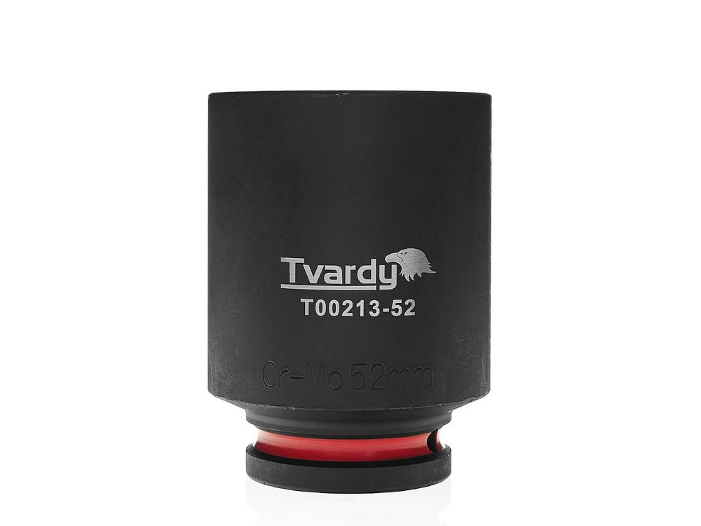 Головка ударна "Tvardy" з хром-молібденової сталі (Cr-Mo)  3/4"  6-гранна довга 52 мм Киев - изображение 1