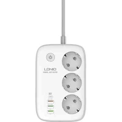 Сетевой фильтр питания LDNIO SEW3452 WiFi 3роз 3USB/1Type-C (SEW3452) Вінниця