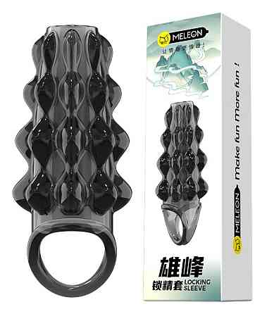 Стимулирующая насадка Meleon - Mighty Peak Locking Sleeve, PS-05 Sex Aura Киев