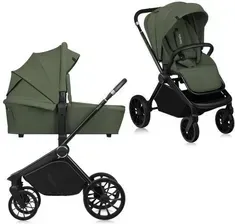 Детская коляска Lionelo Mika Plus 2W1 Green Olive Głęboko Spacerowy Киев - изображение 1