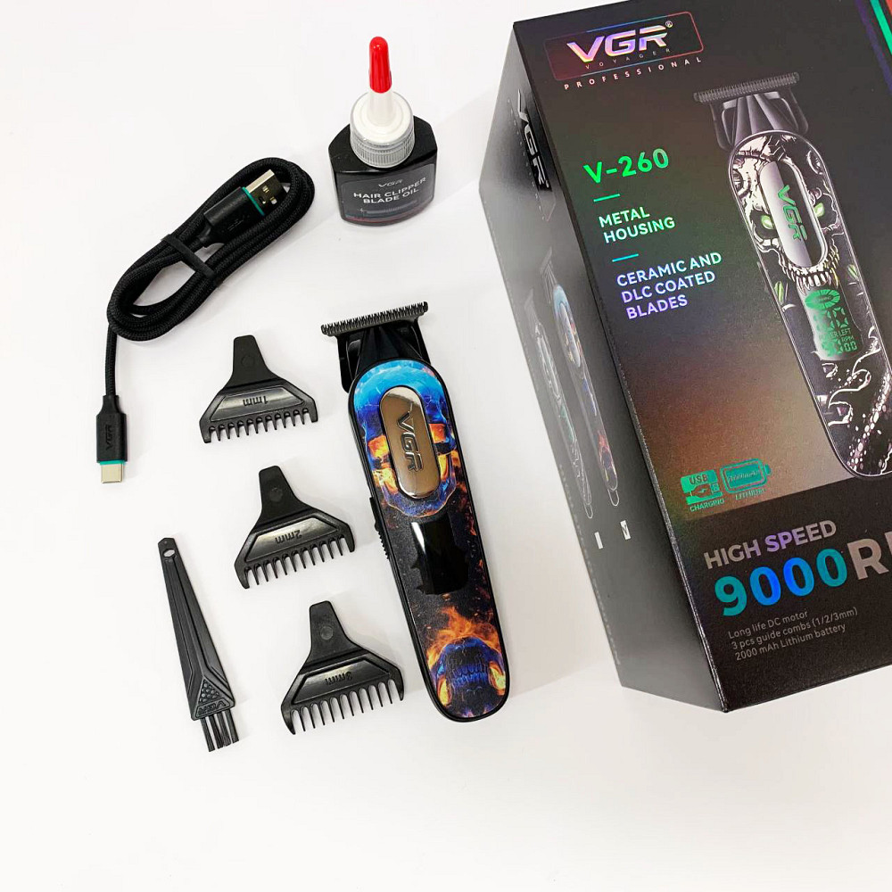 Машинка для стрижки волосся для професіоналів Чоловічий набір стрижки волосся бездротовий DY-90 Львів - фото 2