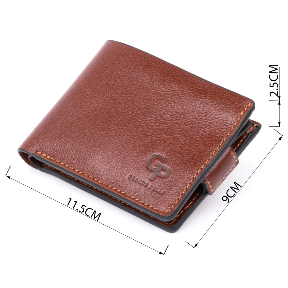 Портмоне горизонтальное Amico на магните на два отделения (GRANDE PELLE) Киев - изображение 8