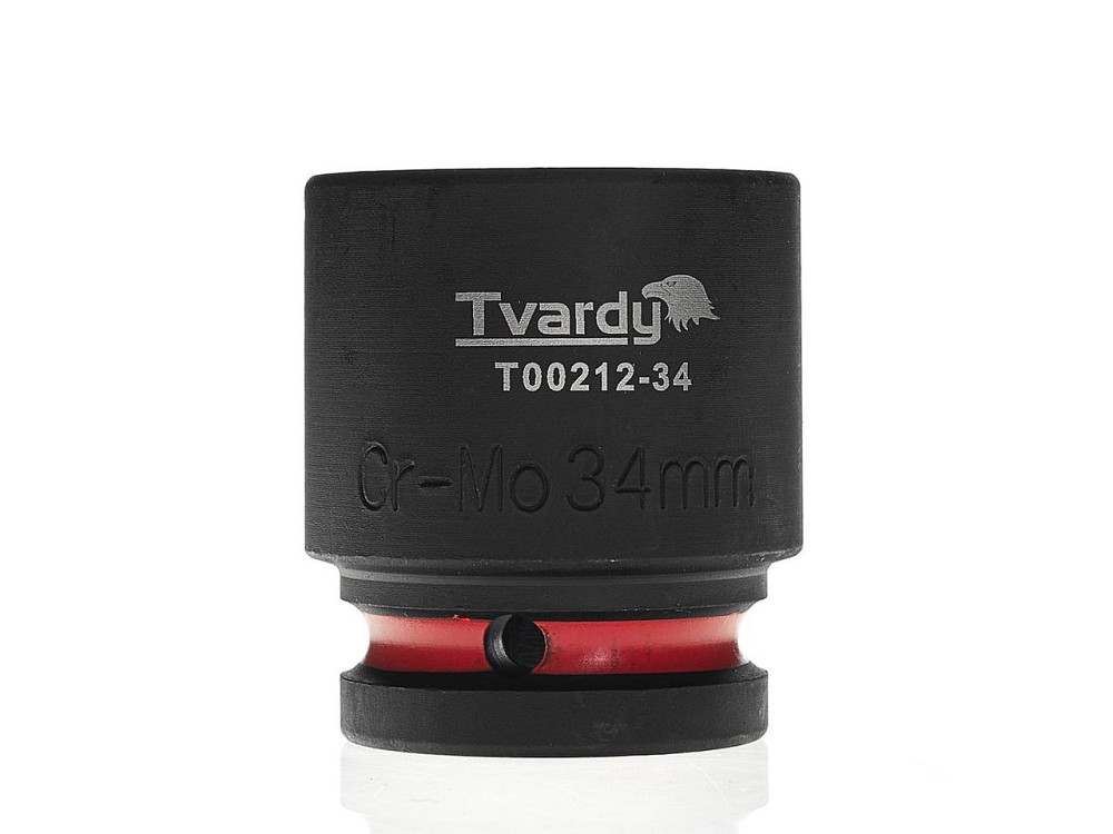 Головка ударна "Tvardy" з хром-молібденової сталі (Cr-Mo)  3/4"  6-гранна 34 мм Киев - изображение 1