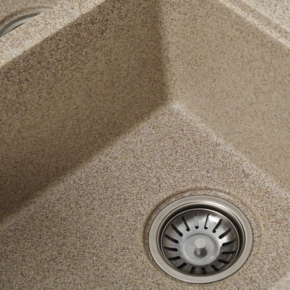 Гранітна мийка для кухні VALESO 7850 HARMONY матова Карамель Коломия - фото 2