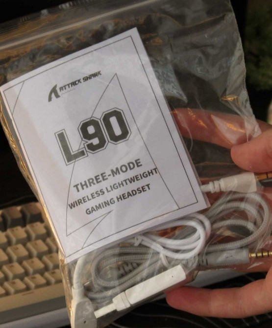 Новинка!!! Безпроводные нові ігрові навушники Attack Shark L90 Киев - изображение 2