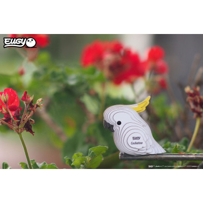 Пазл Eugy 3D Зоопарк Попугай Какаду (XEG-028) Винница - изображение 9