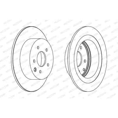 Тормозной диск FERODO DDF1590 Винница