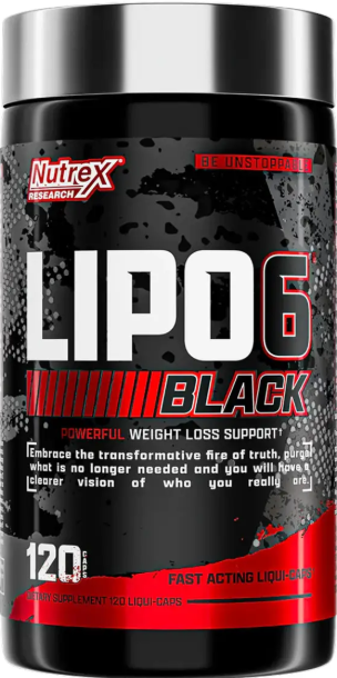 Жироспалювач Nutrex Lipo-6 Black Maximum Potency 120 капс Київ - фото 1