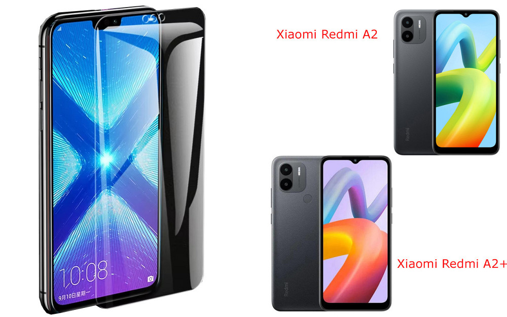 Защитное стекло NeoGlass для Xiaomi Redmi A2, Redmi A2+ – ультрапрозрачное и устойчивое Киев - изображение 2