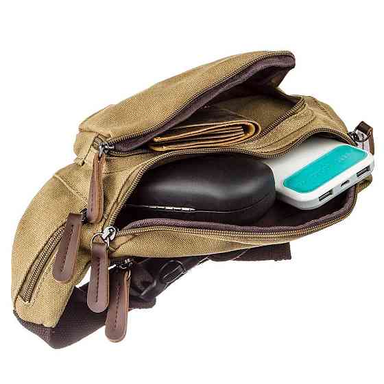 Сумка поясная текстильная Хаки (Vintage) Киев