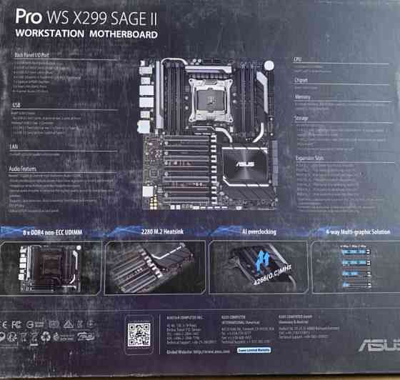 Материнська плата  Asus Pro WS X299 SAGE II Київ