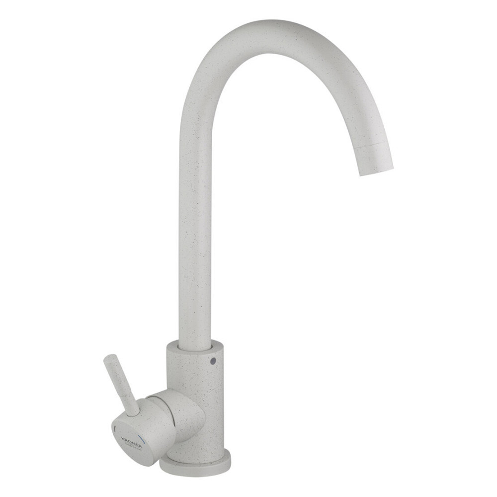 Змішувач для кухні Kroner KRP Edelstahl Klassisch - WEI035 білий Київ - фото 2
