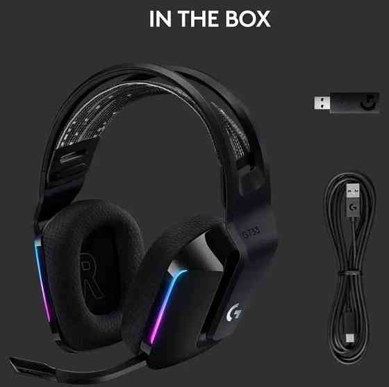 Навушники з мікрофоном Logitech G733 Lightspeed Wireless RGB Black Київ