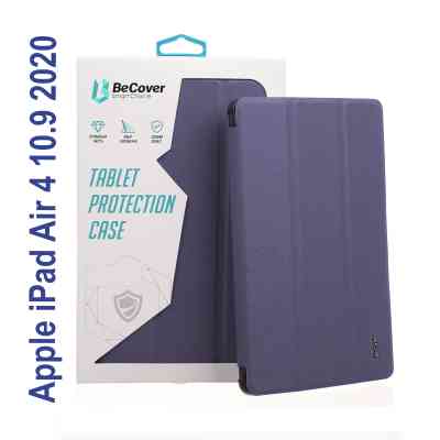 Чохол до планшета BeCover Tri Fold Soft TPU mount Apple Pencil Apple iPad Air 4 10.9 2020/2022 Purple (706751) Вінниця
