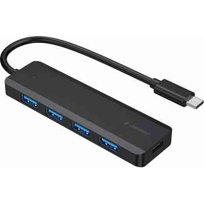 Концентратор Gembird 4 ports USB 3.1,USB-C, USB-C PD (UHB-CM-U3P4P-01) Винница