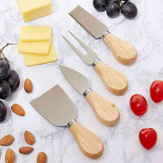 Доска, разделочная,сервировочная, бамбуковая с выдвижным ящиком ножейдля сыра, доска для закусок,33х33х4,5 см Каменец-Подольский