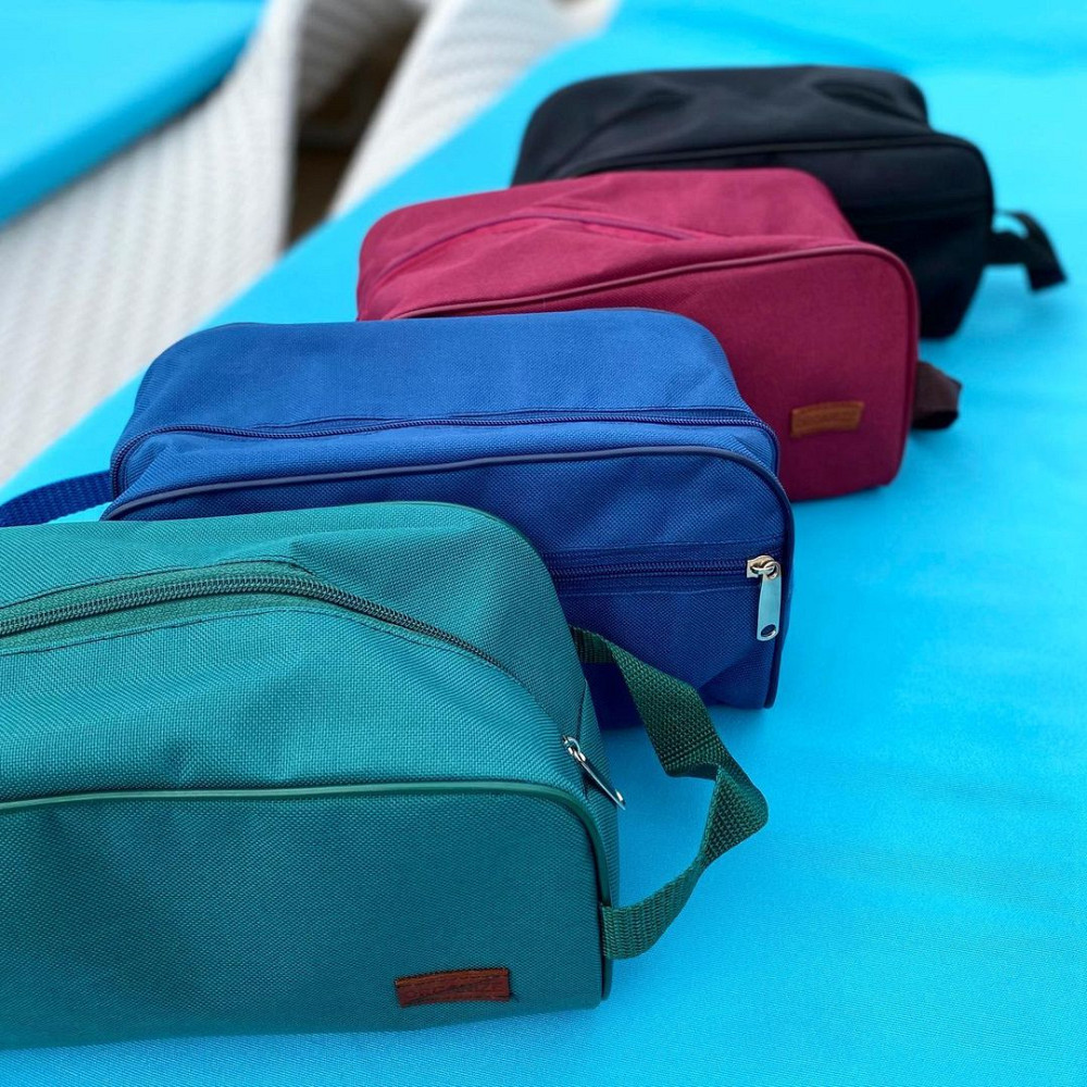 Плотная дорожная косметичка-несессер K011-wine (Винный) Сумы - изображение 2