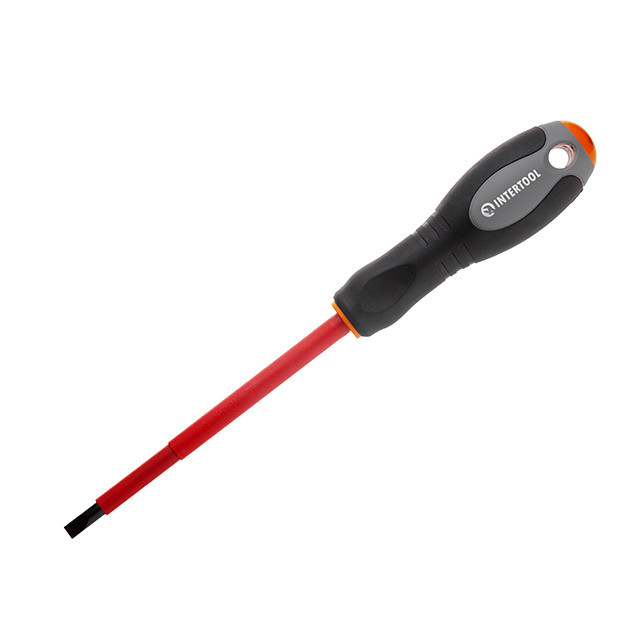 Викрутка шліцева ізольована, SL1,0×5,50 мм, 1000 В, 125 мм INTERTOOL VT-3206 Киев - изображение 5