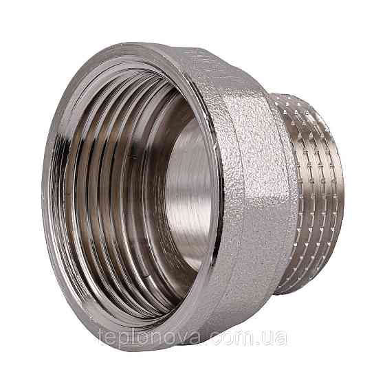 Перехідник редукційний 1 1/4| х1" ВН нікельований восьмигранний NK653O OPTIMUM Чернівці