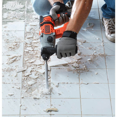 Перфоратор Black&Decker SDS-Plus,18 В, 1.2 Дж, 3 режима, 2.6 кг (без АКБ и ЗУ) (BCD900B) Винница - изображение 5