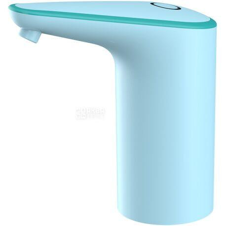 Помпа для води на бутель електрична блакитна VIO E11 Київ - фото 1