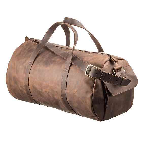 Сумка дорожня Коричнева (GRANDE PELLE) Київ