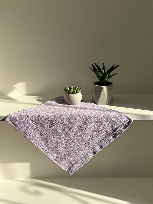 Серветка махрова Ideal Textile 30х30 см 400 г/м2 лаванда (56860431) Чернівці - фото 1