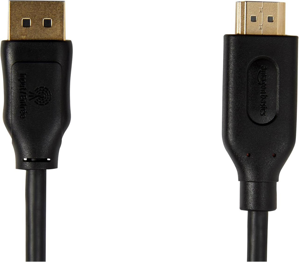 Кабель DisplayPort на HDMI 0,9 м для ПК монітора проектора Full HD цифровое аудио чёрный Киев - изображение 4