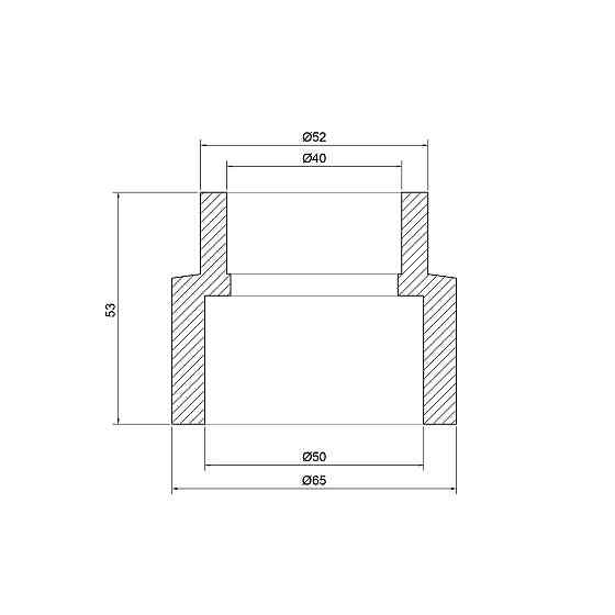 Муфта PPR Thermo Alliance 50х40 Киев