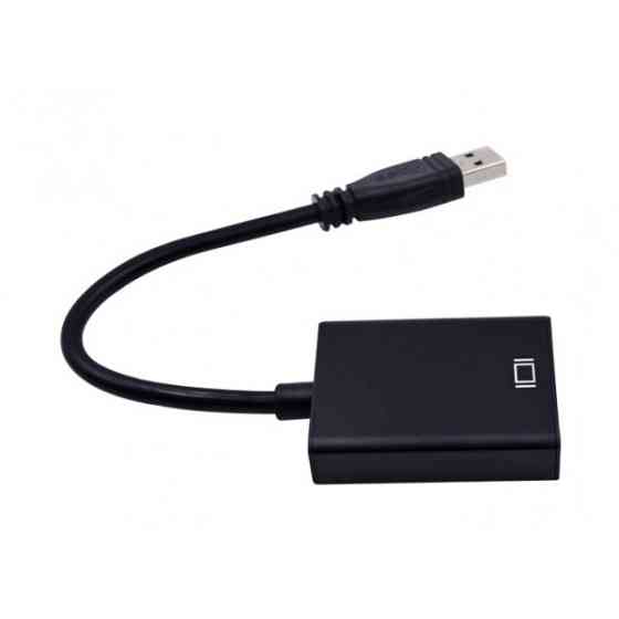 Перехідник USB 3.0 AM --> HDMI AF кабель 20см (S0697) Киев