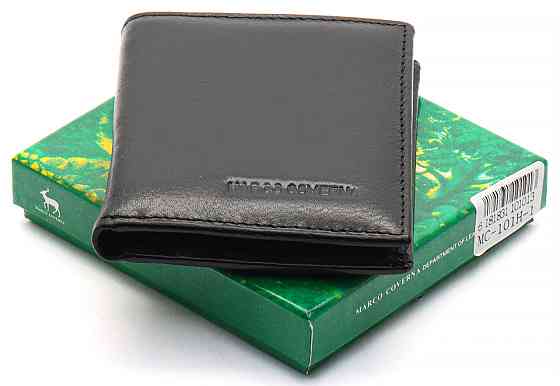 Чорне маленьке портмоне на магніті з затискачем MARCO COVERNA MC-101Н-1 Кам'янське