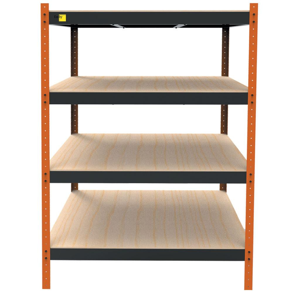 Металевий посилений стелаж Emby Heavy Series (розмір 2000х1300x900мм) 4 полиці ДСП до 300кг Київ - фото 3