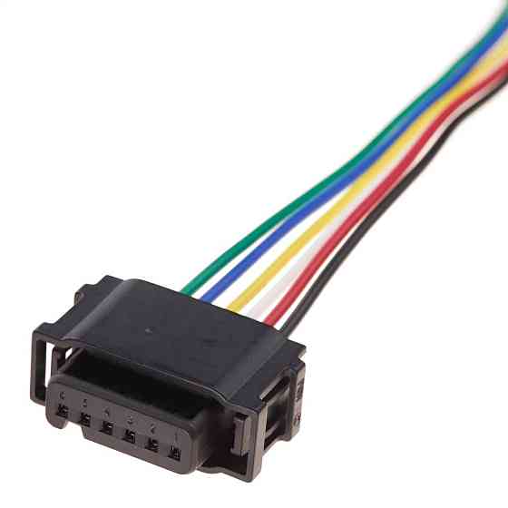 Разьем коннектор с проводом, 6-кон.,  872-665-001,  Hirschmann Германия универс., Моторный BMW Киев