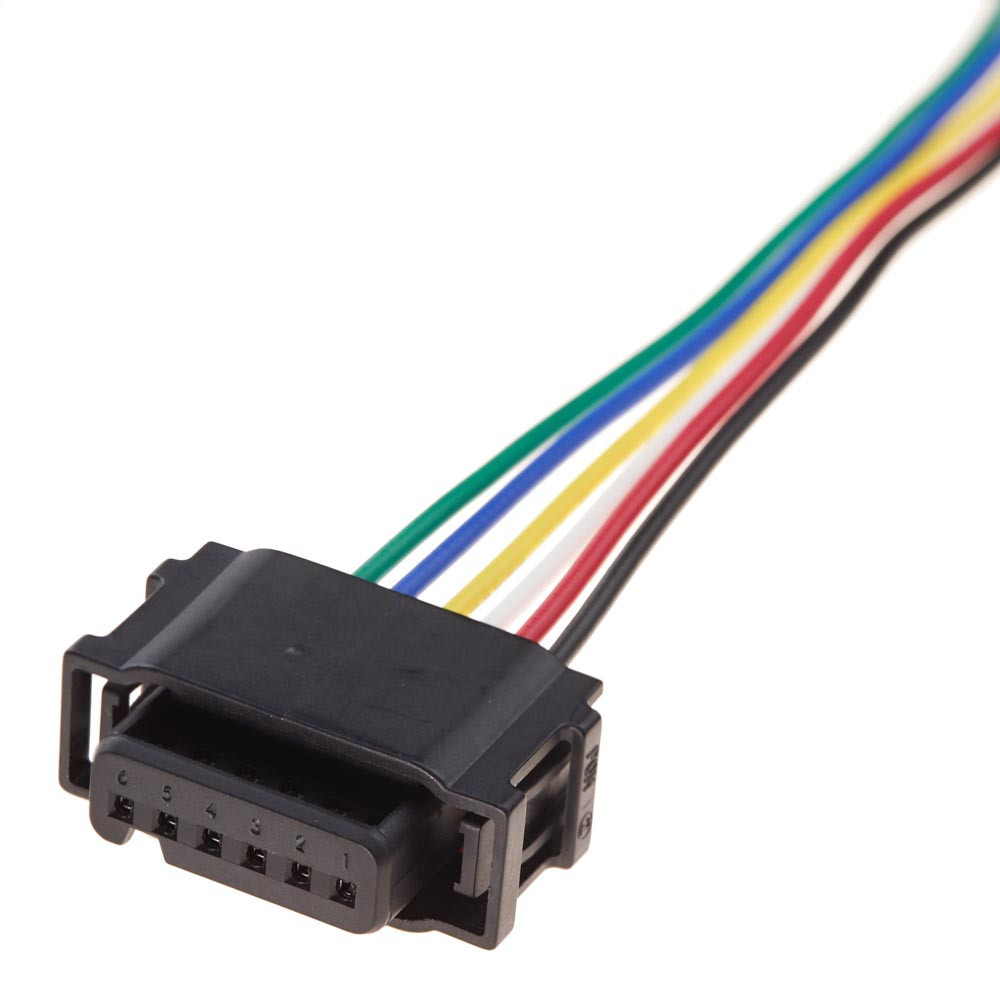 Разьем коннектор с проводом, 6-кон.,  872-665-001,  Hirschmann Германия универс., Моторный BMW Киев - изображение 1