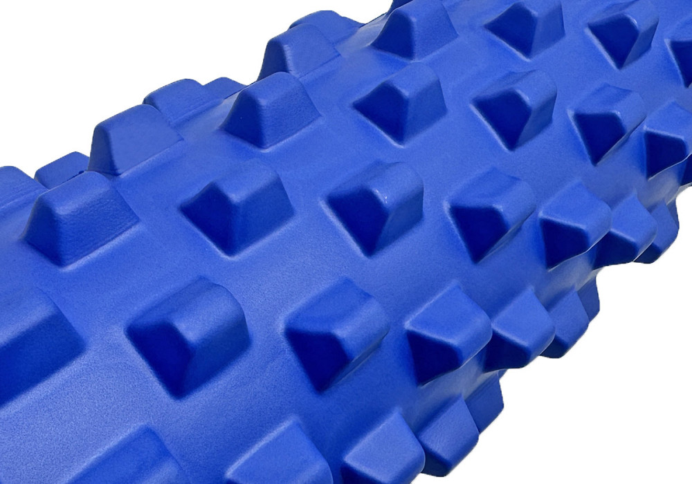 EasyFit Масажний ролик EasyFit Grid Roller PRO 45 см Синій Київ - фото 3